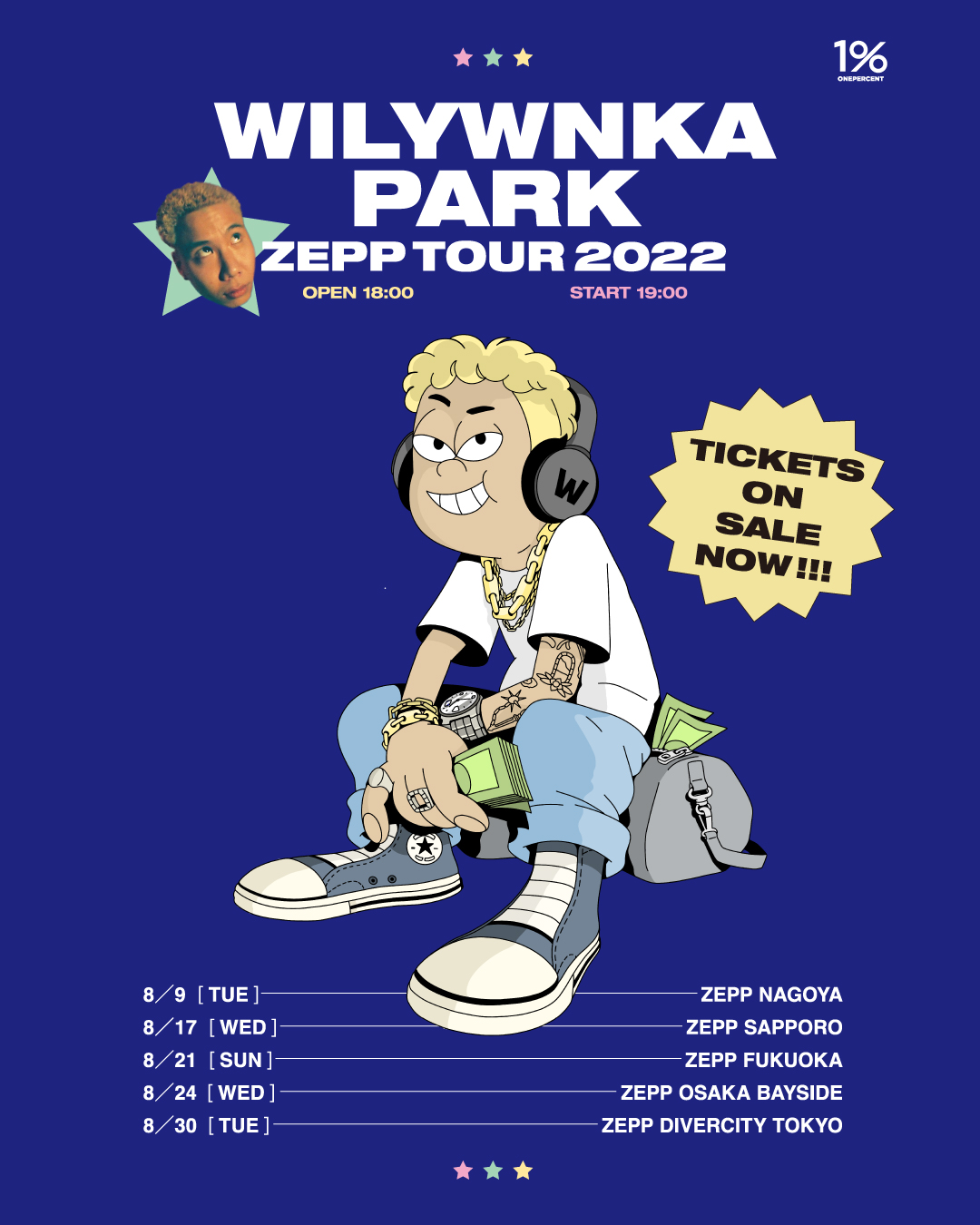 チケット販売開始】WILYWNKA PARK ZEPP TOUR 2022